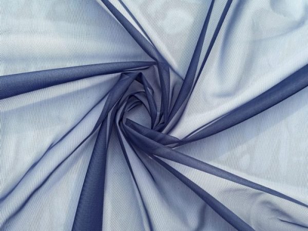 navy blue sheer lining fabric