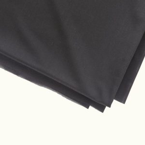 black activewear lining fabric folded