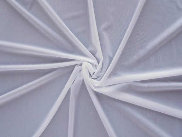 white activewear lining fabric
