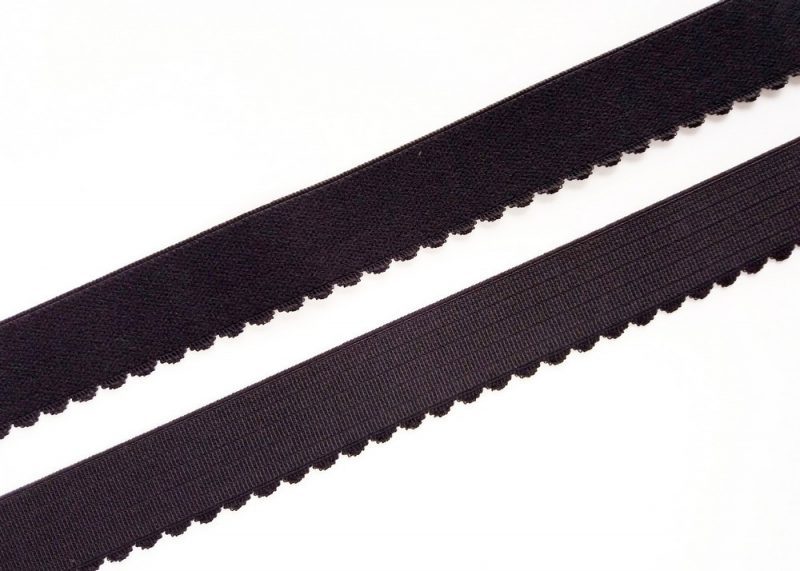 Wide scalloped edge waistband elastic - Jolemina