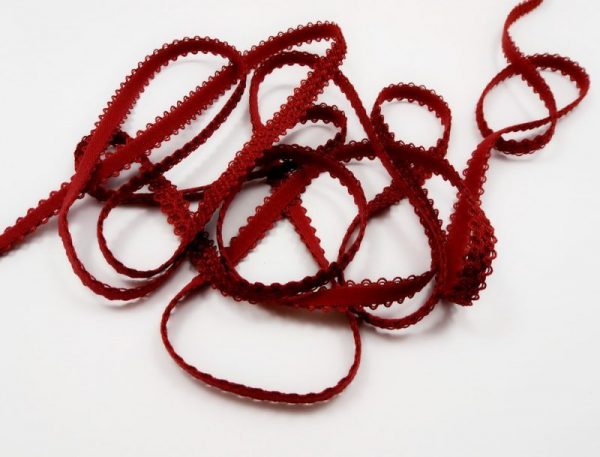 red decorative bra strap elastic