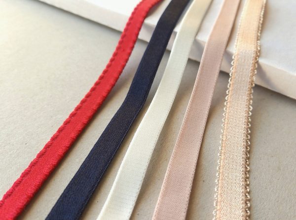 10 mm multiple colors bra strap elastic