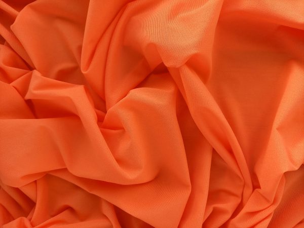 bright orange swimwear lining fabric