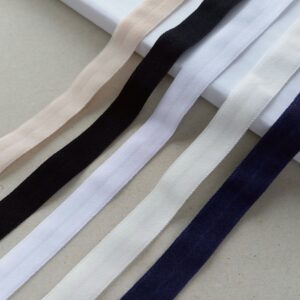matte fold over elastic multiple colors